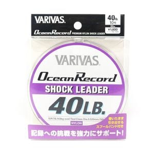 Varivas Ocean Record Nylon Shock Fishing Leader 50m 40lb