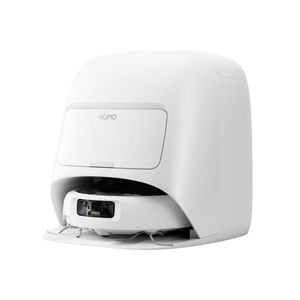 DJI ROMO A Transparent Robot Vacuum Cleaner w/ White Base Station
