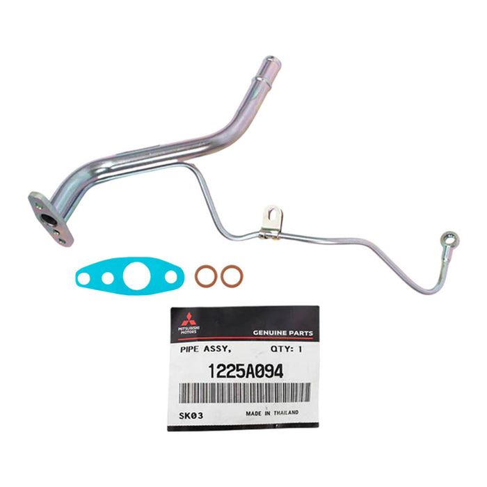 Genuine Turbo Charger Oil Feed & Return Pipe With Gaskets For Mitsubishi Pajero 4M41 3.2L VT12