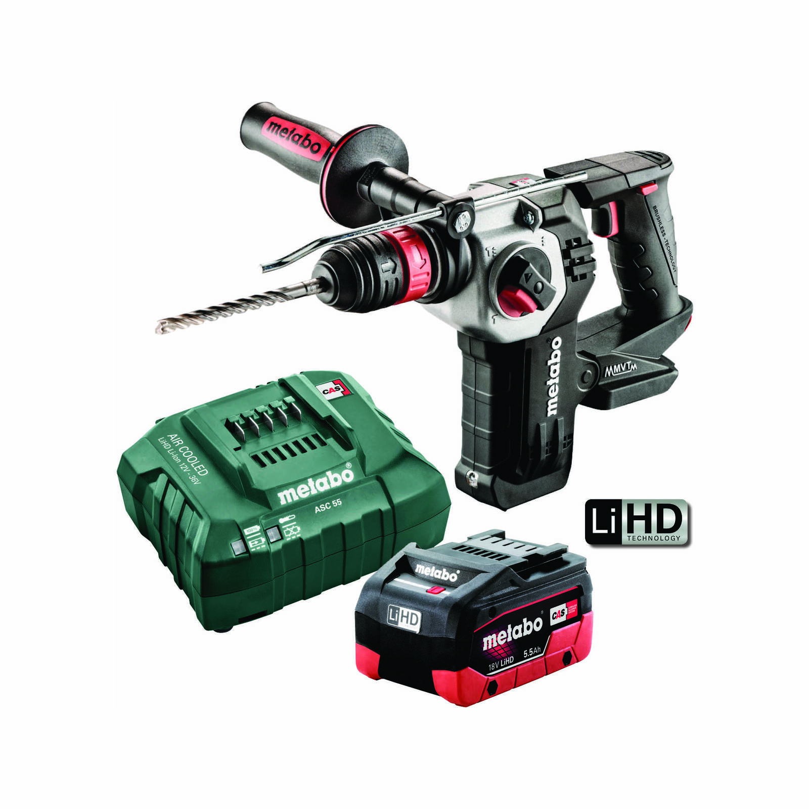Metabo 18V Brushless Rotary Hammer Combo Kit product image