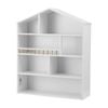 Keezi 4 Tiers Kids Bookshelf Wooden Bookcase Display