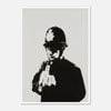 Galrie Banksy Rude Copper Artwork Print Iconic Urban Art from 2002, Poster Only, A1 60 x 84cm (23 x 33inch)