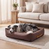 Charlie's Brooksy Woven Dog Bed Chocolate Medium