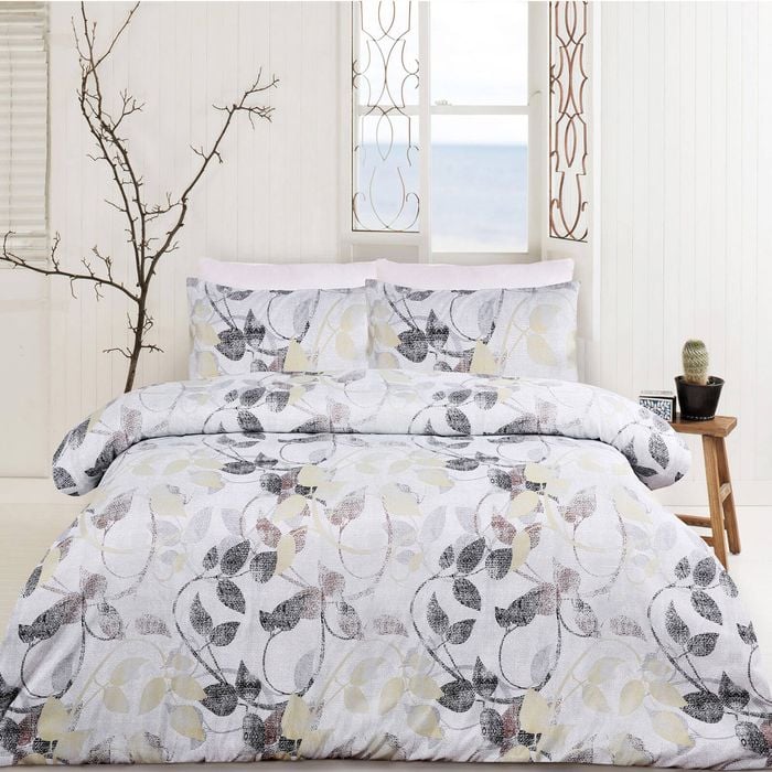 Big Sleep Leaf Moss Quilt Cover Set Double