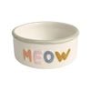 Urban 13cm Perfect Pets Meow Ceramic Cat Bowl - White