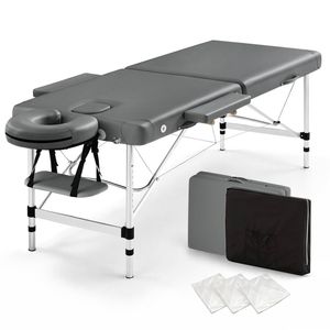Zenses Massage Table Portable 2 Fold Bed Beauty Therapy 55cm