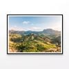 Hills & Trees under a Sky  Print 100% Australian Made 120x90cm  (Poster)