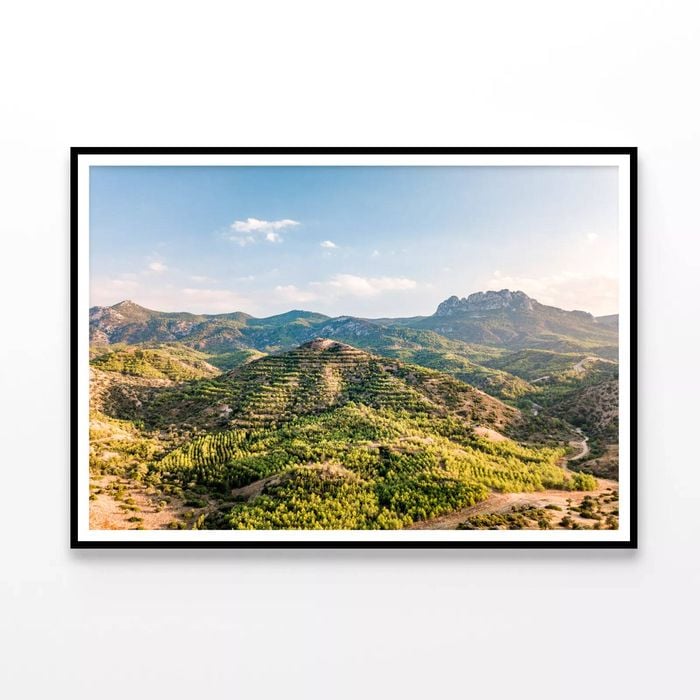 Hills & Trees under a Sky  Print 100% Australian Made 120x90cm  (Poster)