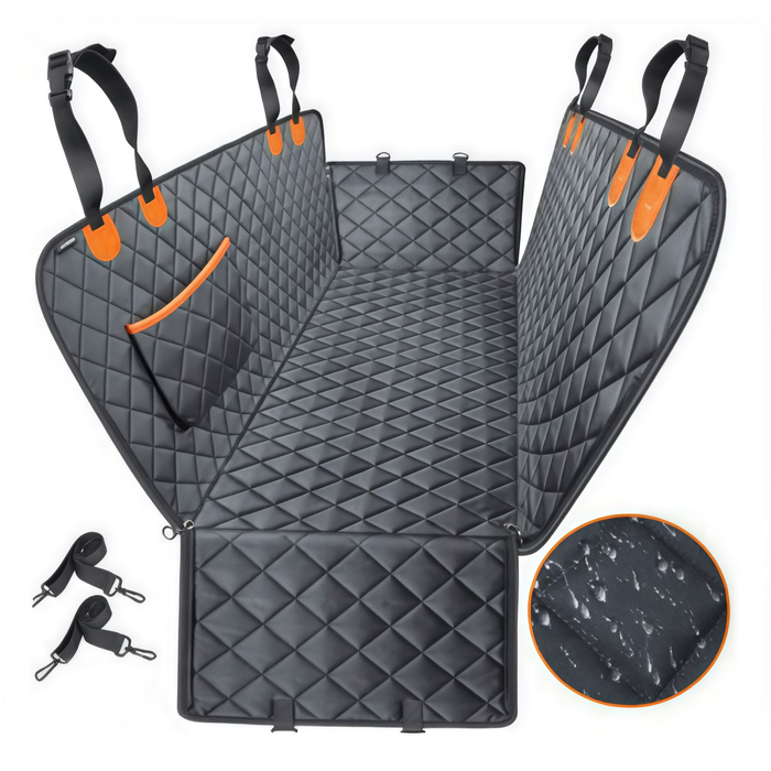 Yes4pets Waterproof Premium Pet Cat Dog Back Car Seat Cover Hammock Nonslip Mat Protector 135x145cm