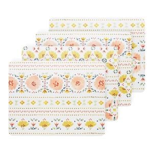 4pc Ecology 26x34cm Clementine Set Placemats Table Protection Mat