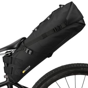 NNEOBA Waterproof 10L Bike Saddle Bag Foldable Rear Pannier Black