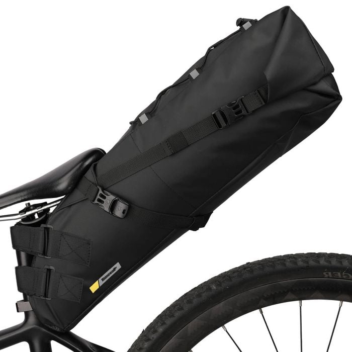 NNEOBA Waterproof 10L Bike Saddle Bag Foldable Rear Pannier Black