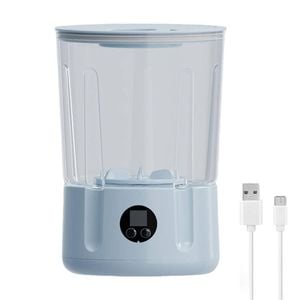 Catzon Portable Mini Washer 2L Underwear Baby Clothes Washer-Blue