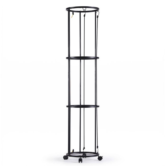 Everfit Vertical Ball Storage Rack with Wheels Sports Equipment Organiser