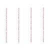 12x 50pc Appetito Disposable Paper Straws Home Kitchen - Pink Stripes