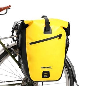 NNEOBA 20L Rear Rack Bike Bag Waterproof Polyester Trunk Pannier Yellow