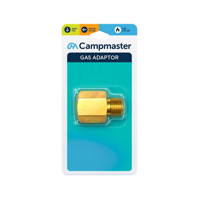 Campmaster 1/4 x 3/8" SAE Gas Adapter