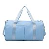 Catzon Gym Duffel Bag Dry Wet Separated Large Capacity-light Blue(l)