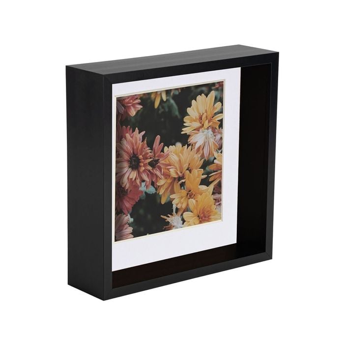 Nicola Spring 8 X 8 3d Shadow Deep Box Photo Frame - Craft Display Picture Frame With 6 X 6 Mount