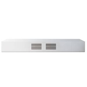 3.6m White Gloss Grandora TV Unit