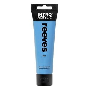 Reeves 100ml Cerulean Blue Intro Acrylic Paint