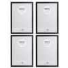 4PK Unigift Essence 30x42cm MDF/Glass A3 Picture Frame - Assorted