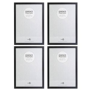 4PK Unigift Essence 30x42cm MDF/Glass A3 Picture Frame - Assorted