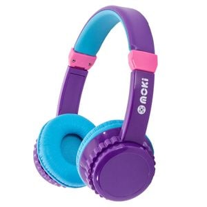 Moki Play Safe Volume Limited Headphones - Purple /Aqua