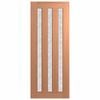 Hume 2040 x 820 x 40mm Entrance Door SPM Savoy Rice Paper Glass XS45
