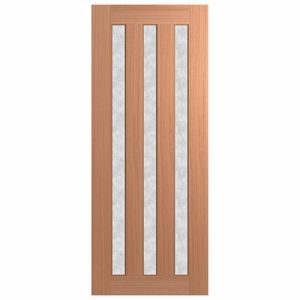 Hume 2040 x 820 x 40mm Entrance Door SPM Savoy Rice Paper Glass XS45