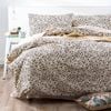 Park Avenue Single Egyptian Cotton Flannelette Quilt Cover Set Snow Leopard