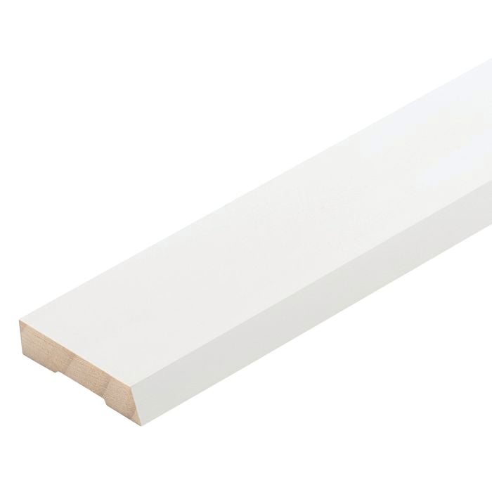 40 x 10mm 5.4m Pinetrim Plus Single Bevel Finger Jointed Untreated Pre-Primed Pine