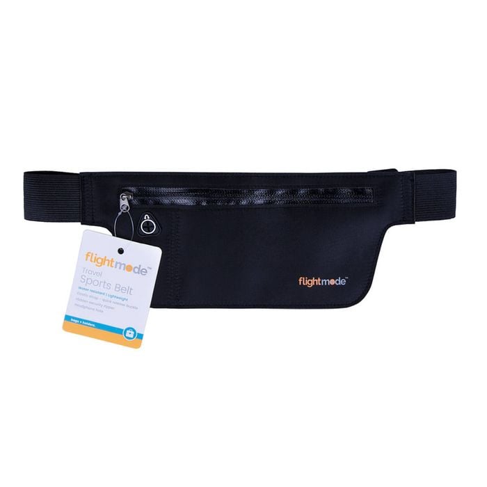 Flightmode Water Resistant Sports Travel Belt w/ Hole for Headphones