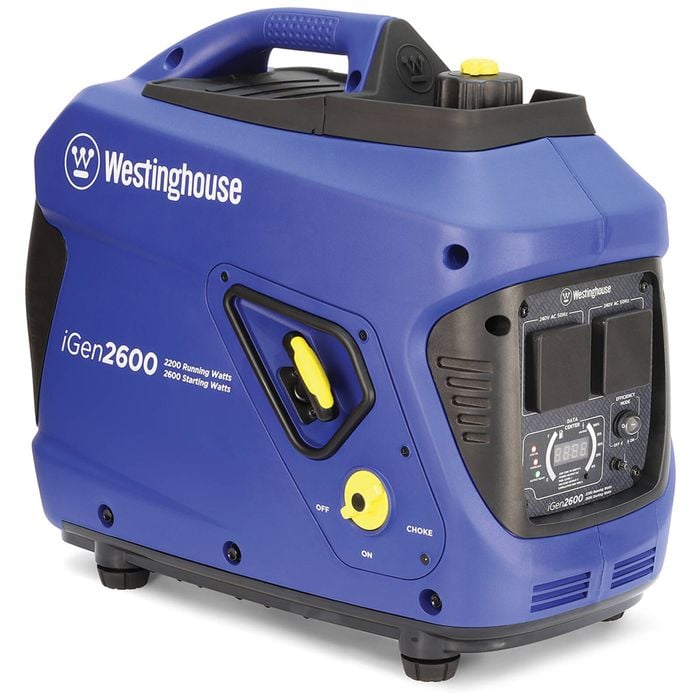 Westinghouse Inverter Generator 2600 Starting Watts / 2200 Running Watts