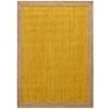 Handwoven Border Jute Rug-1147-Natural/Gold-110X160cm