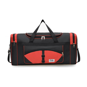 NNEOBA Travel Gym Bag with Side Pocket Red