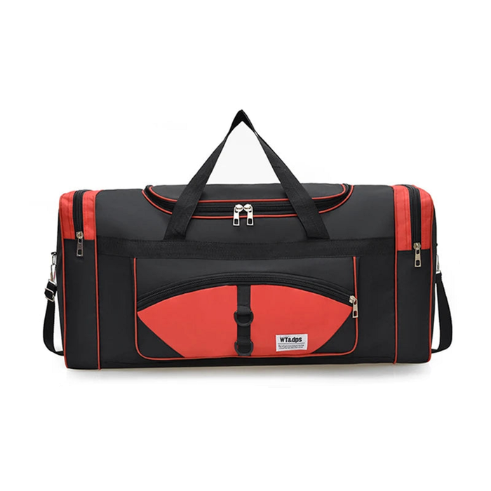 NNEOBA Travel Gym Bag with Side Pocket Red