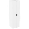 Lugna 2048 x 600 x 580mm White Double Hanging Rail 2 Door Unit - White