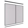 Lugna 2100 x 1801-2400mm Black VJ Panel Wardrobe Double Sliding Doors