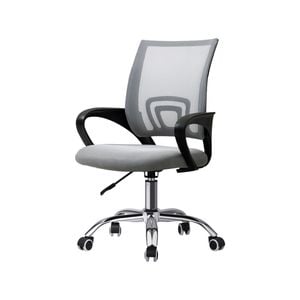 Oikiture Mesh Office Chair Backrest Grey