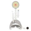 Costway 6in1 Basketball Hoop 8 Adjust Height Multi Game Activity-Grey