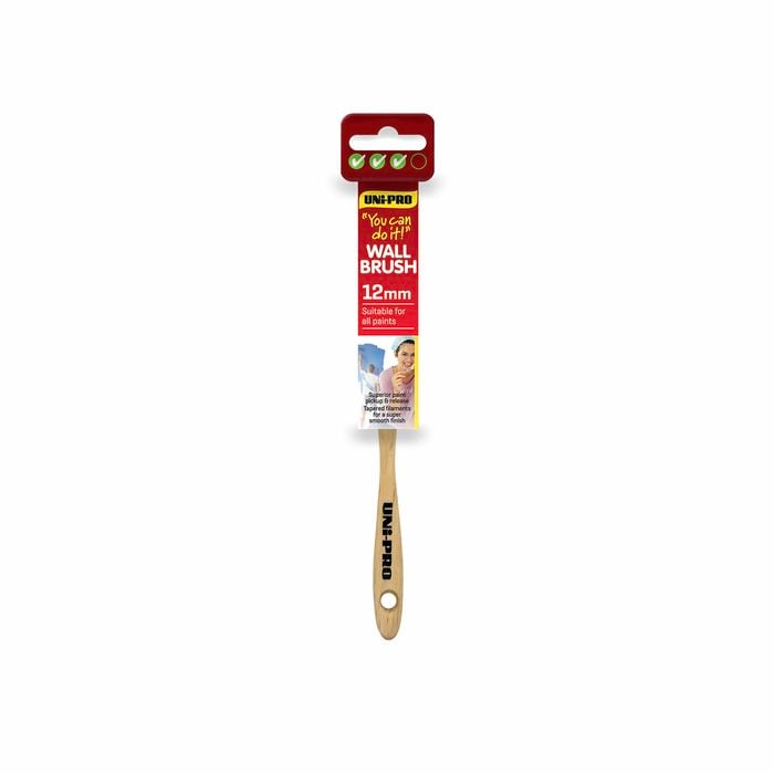 UNi-PRO 12mm You Can Do It Synthetic Wall Paint Brush - 12mm