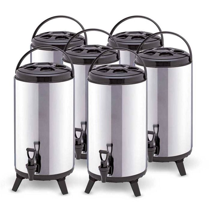 SOGA 6X 14L Portable Insulated Barrel Brew Pot with Dispenser