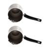 2PK Coffee Culture Stainless Steel 880ml Stovetop Turkish Coffee Pot Silver