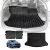 Boot Liner Kick Mats Set For Gwm Haval Jolion 2021-onwards All Weather Heavy Duty Cargo Car Trunk Back Seat Protector