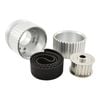 BB Chevy BBC Long Water Pump LWP Gilmer Drive Kit - Silver Billet Aluminium w/Belt