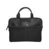 Futura s Slimline Leather Laptop  School Work Satchel Shoulder Strap Black