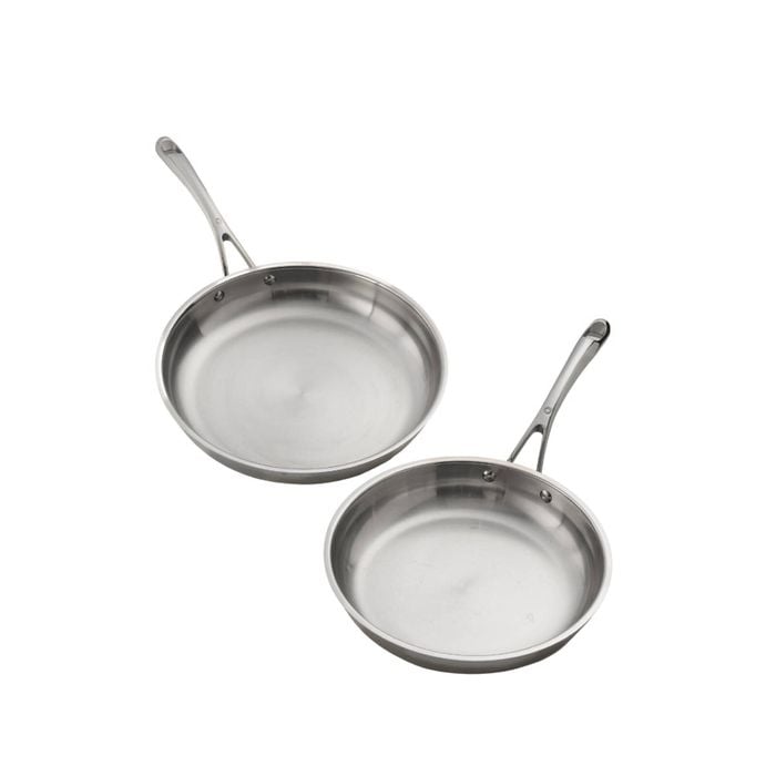 Swiss Diamond Dlx Premium Steel 2 Piece Frypan Set
