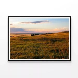 Sunset in South Dakota  Print 100% Australian Made 120x90cm  (Poster)