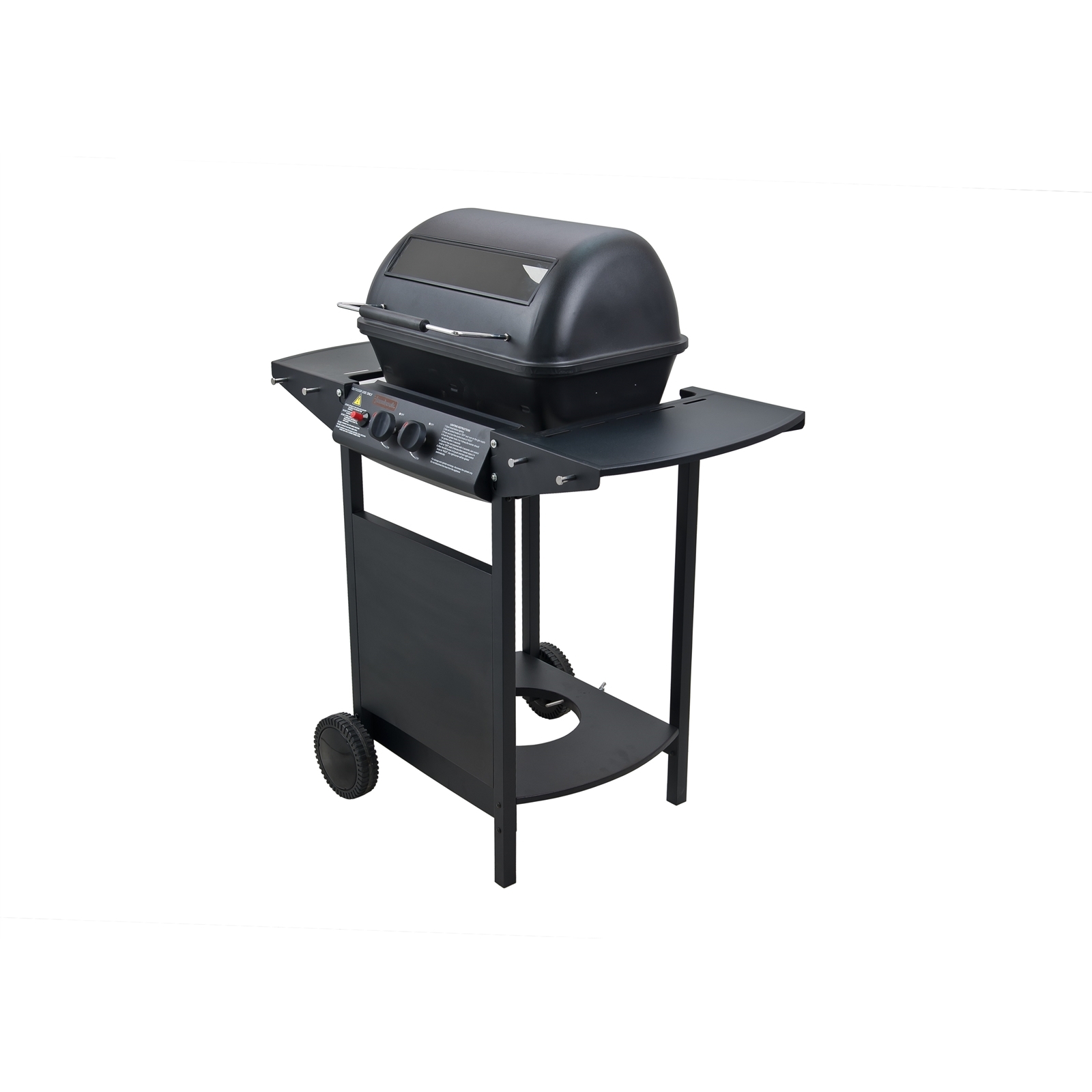 Jumbuck 2 Burner BBQ With Glass Window Hood Bunnings New Zealand